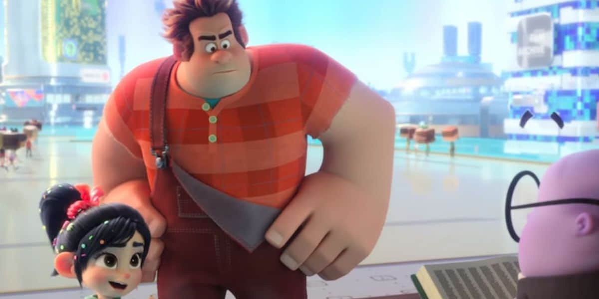 Ralph and Vanellope in the sequel to 'Wreck-It Ralph' (2012), 'Ralph Breaks the Internet' (2018).