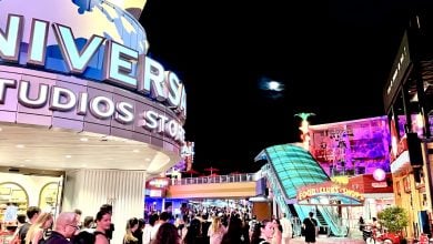 crowds at Universal Orlando's Citywalk