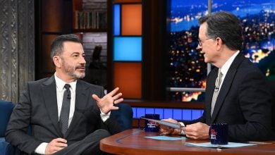 Jimmy Kimmel on The Late Show With Stephen Colbert