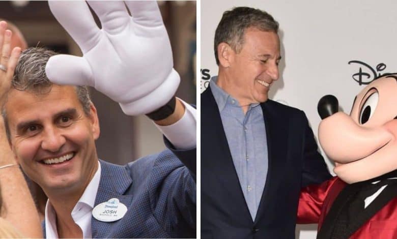 (Left) Josh D'Amaro, (Right) Bob Iger