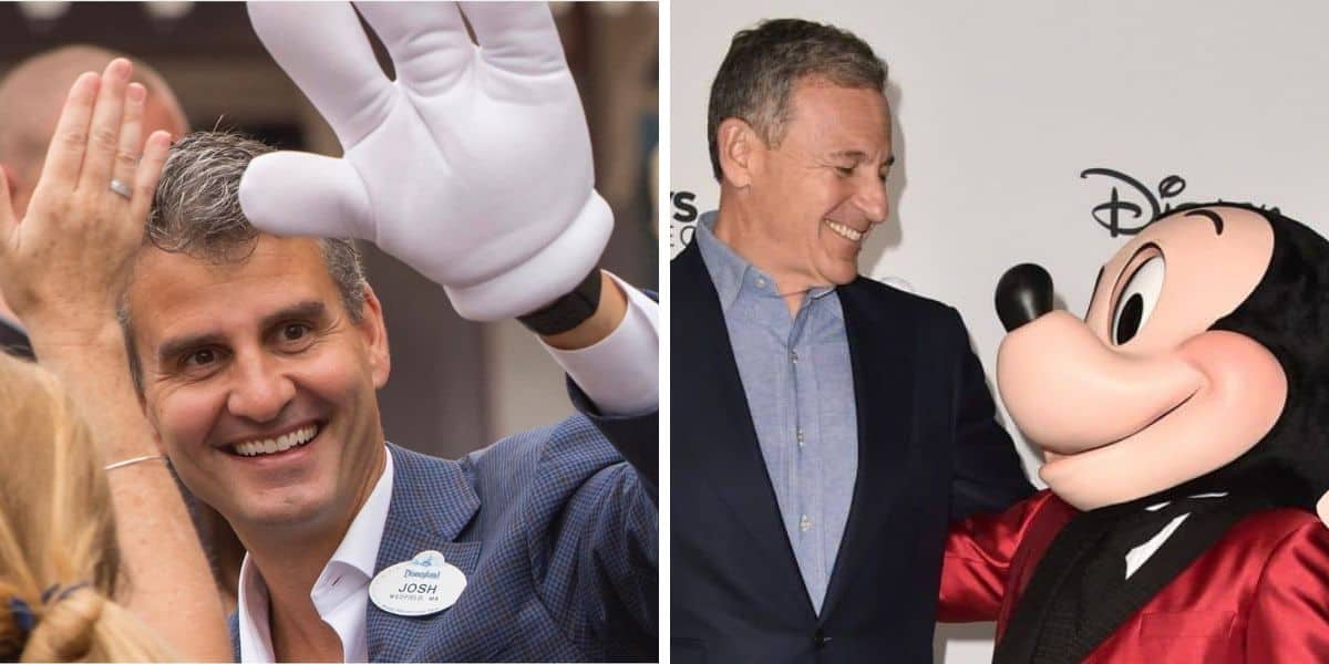 (Left) Josh D'Amaro, (Right) Bob Iger