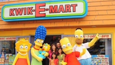 Springfield Simpsons Land at Universal Studios Hollywood