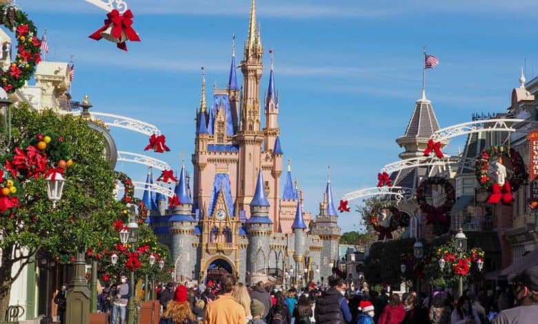 Walt Disney World Resort's Magic Kingdom at Christmas