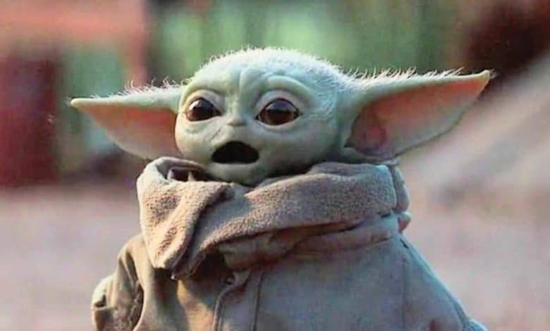 Grogu shocked in 'The Mandalorian'