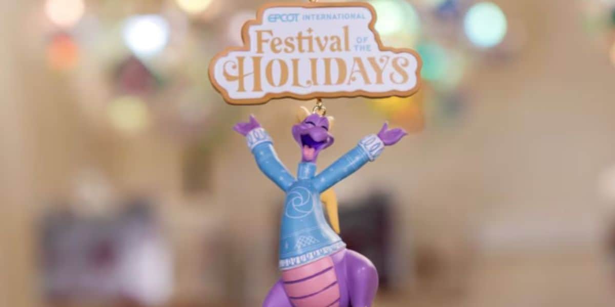 The Figment ornament for the EPCOT International Festival of the Holidays 2025