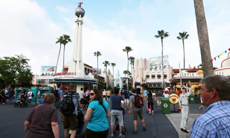 Guests entering Disney’s Hollywood Studios.
