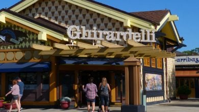 The Ghirardelli Chocolate shop at Disney Springs.