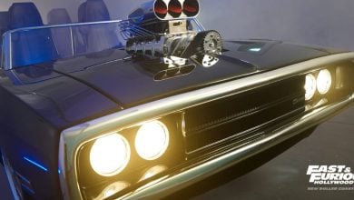 concept art for Universal Studios Hollywood's Fast and Furious: Hollywood Drift rollercoaster