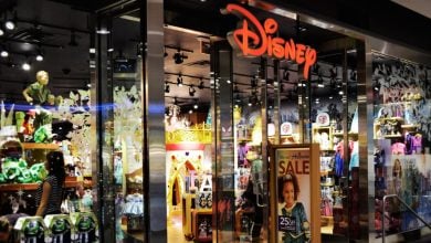 Disney Store entrance in a mall in Canada