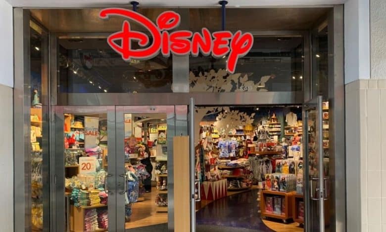 The entrance to a mall Disney Store in Miami.