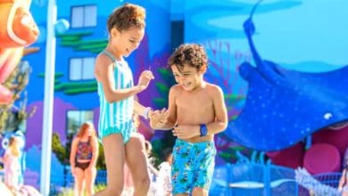kids play in the Nemo pool at Disney's Art of Animation hotel