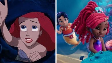 The original Ariel in 'the Little Mermaid' and Ariel in the Disney Junior series, 'Ariel: The Little Mermaid'