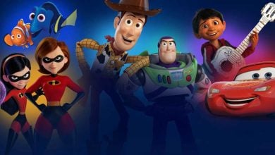 The Pixar landing page on Disney+