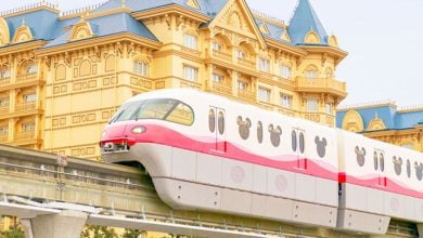 The Disney Monorail at Tokyo Disney Resort