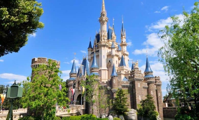 Cinderella Castle at Tokyo Disneyland, Disney Tokyo Resort expansion. Tokyo Disney Resort earthquake alert