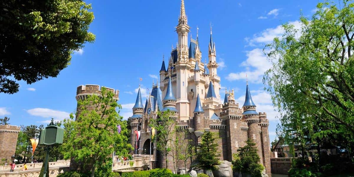 Cinderella Castle at Tokyo Disneyland