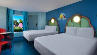 The Little Mermaid suite hotel room at Disney's Art of Animation Resort