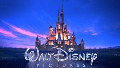 opening movie logo for Disney film with castle and "Walt Disney Pictures" in large font at the bottom of the screen