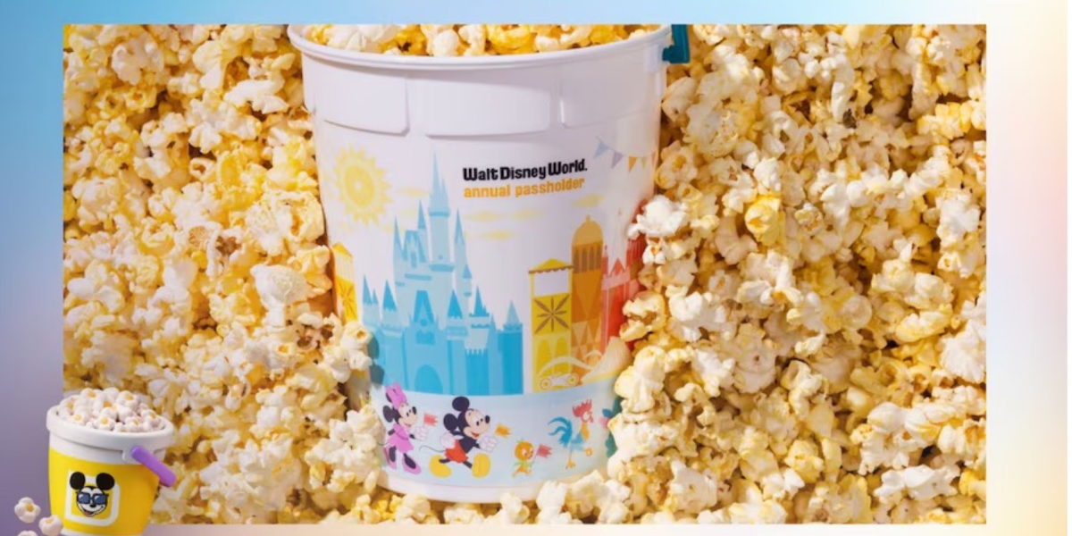Disney World souvenir popcorn bucket