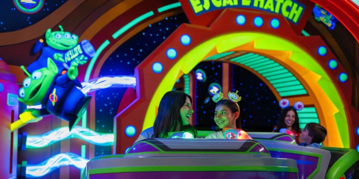 Disney World's Buzz Lightyear Space Ranger Spin ride with new look at Magic Kingdom