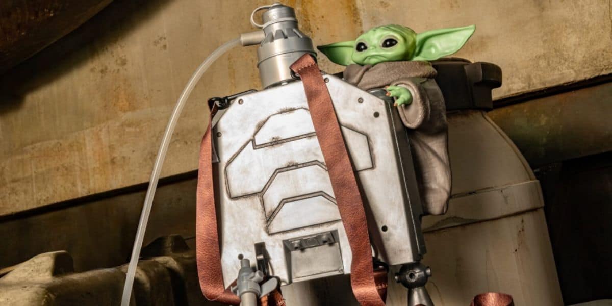 new Grogu backpack sipper at disney's galaxy's edge