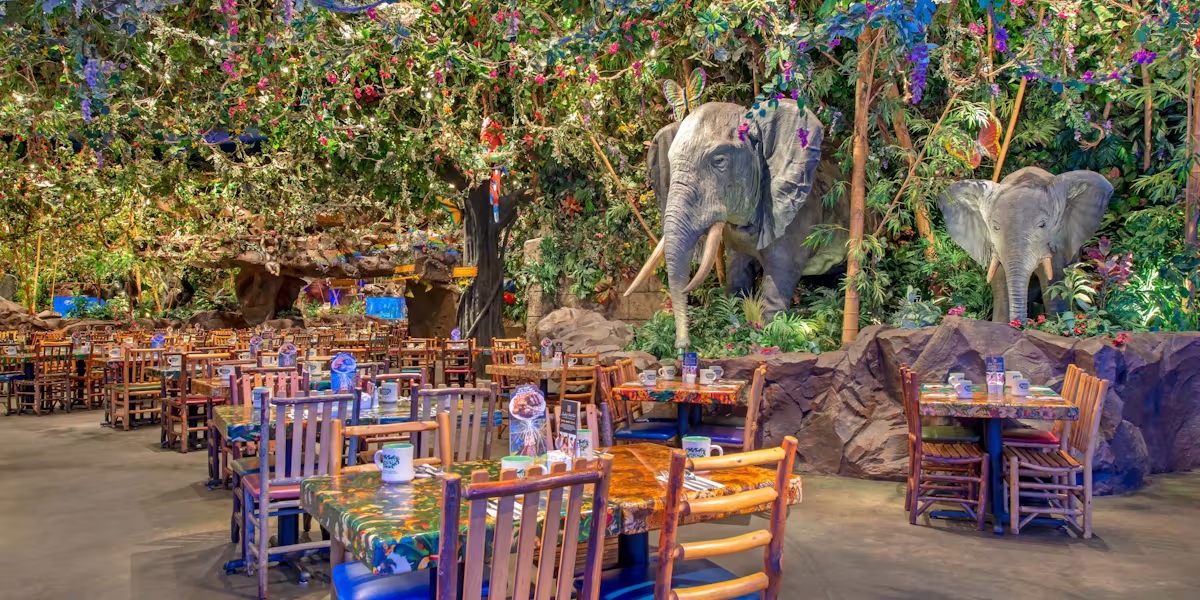 Rainforest Cafe restaurant interior