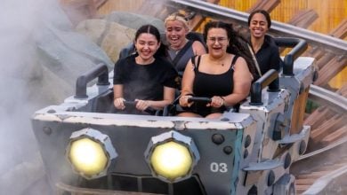 donkey kong minecart madness ride in universal orlando's epic universe park in SUPER NINTENDO WORLD area