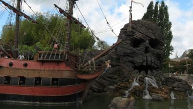 A pirate ship at Disneyland Paris