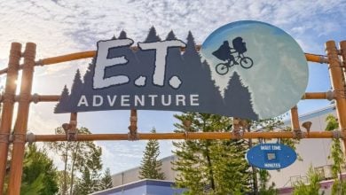 E.T. Adventure ride entrance in universal studios florida