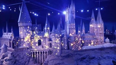 The Hogwarts castle replica at The Warner Bros. Studio Tour London -- The Making of Harry Potter