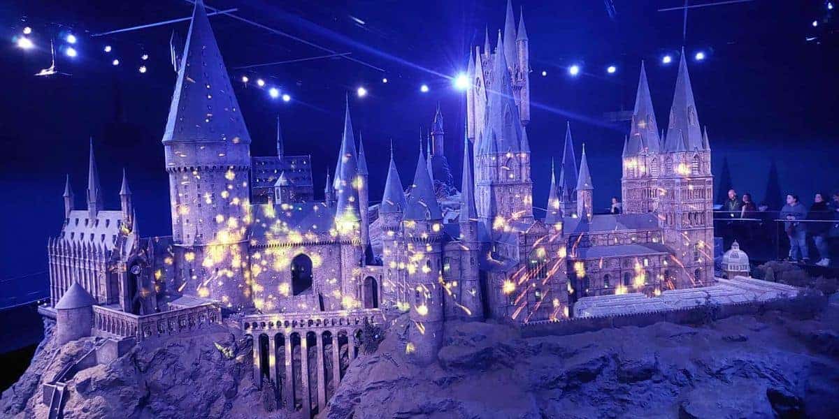 The Hogwarts castle replica at The Warner Bros. Studio Tour London -- The Making of Harry Potter