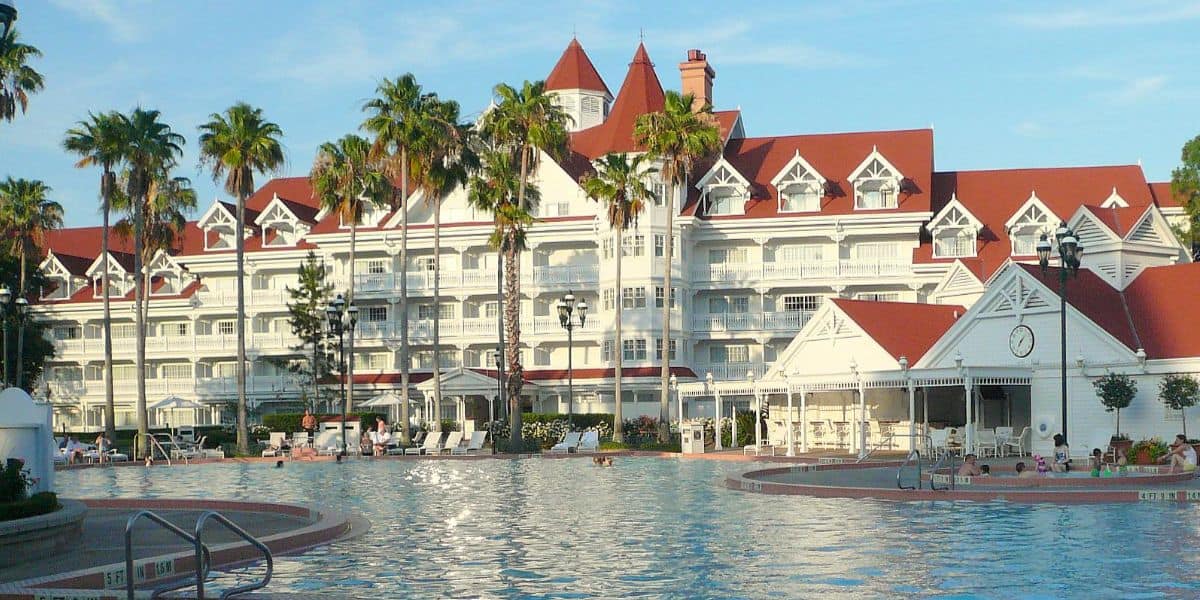 The pool at Disney's Grand Floridian Resort & Spa.
