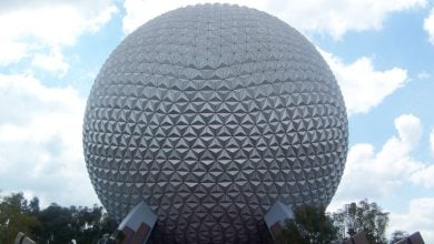 Spaceship Earth at Epcot in Disney World