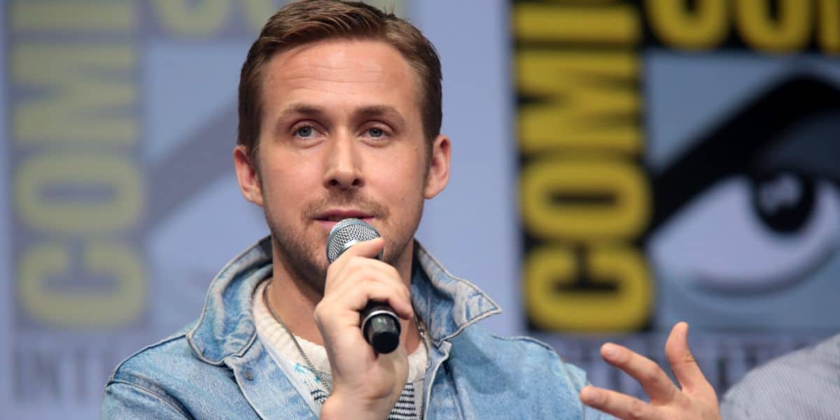 Ryan Gosling speaking at the 2017 San Diego Comic Con International, for 'Blade Runner 2049'