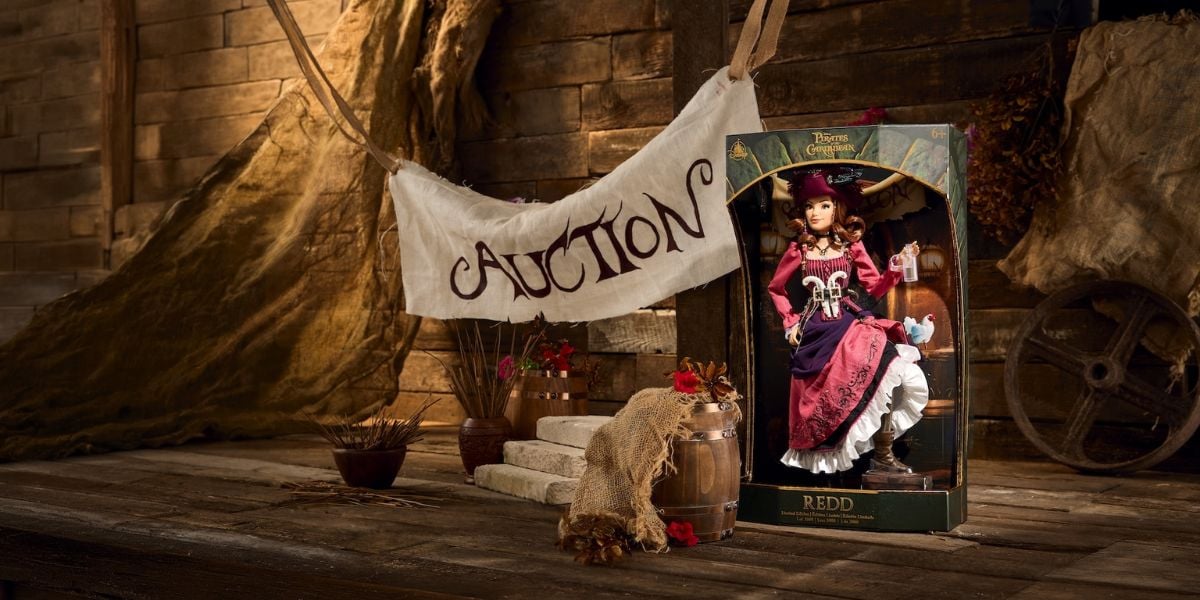A Pirates of the Caribbean-themed Captain Redd doll