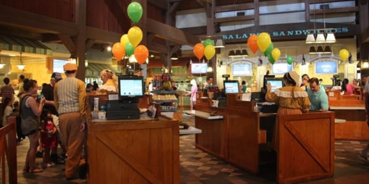 Guests line up at Riverside Mill in Disney’s Port Orleans Resort