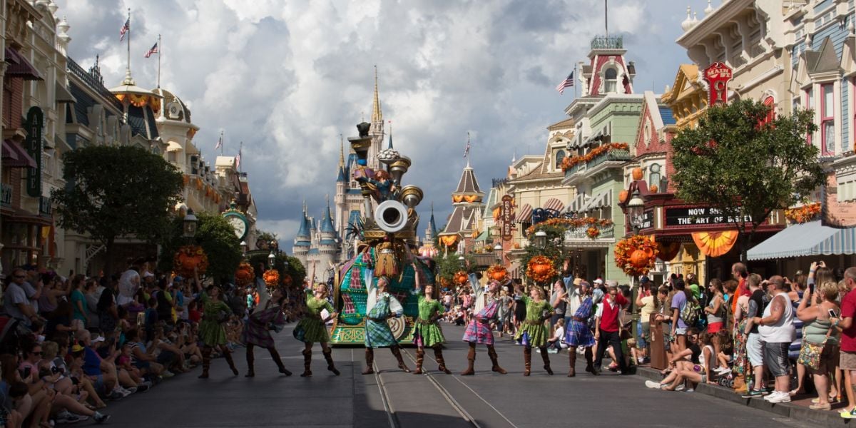 The Festival of Fantasy Parade at Magic Kingdom.