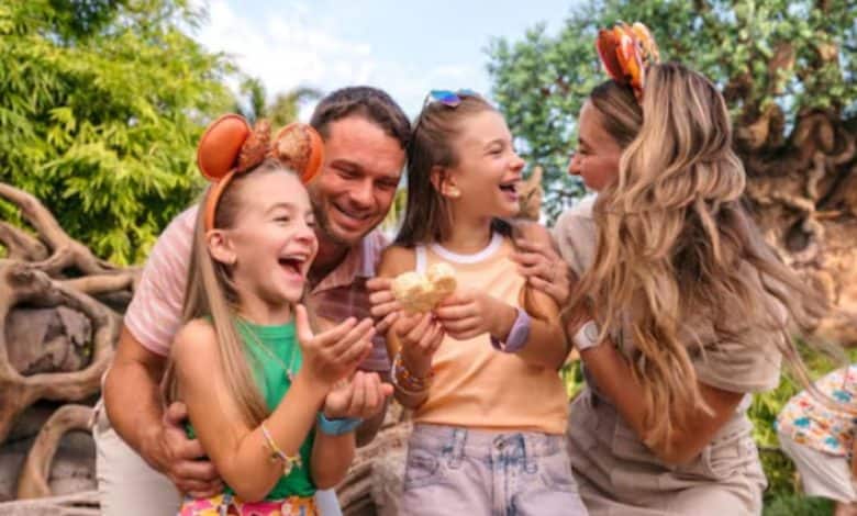 disney world family in animal kingdom