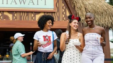 disney world guests enjoy epcot's food and wine festival