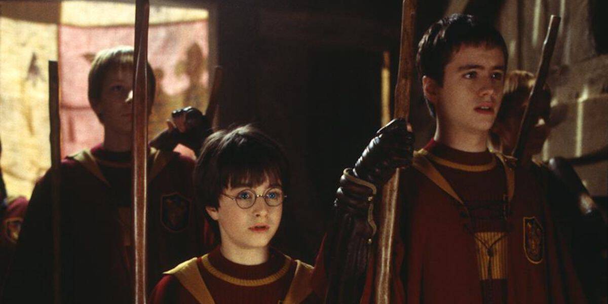Harry Potter and Oliver Wood
