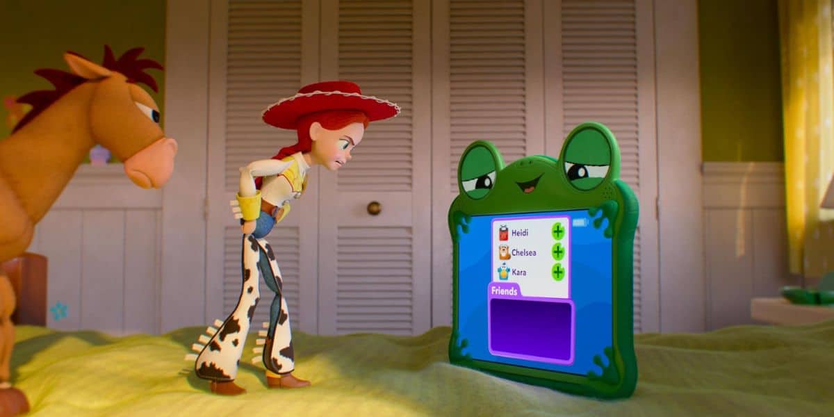 jessie, bullseye, and lilypad in toy story 5