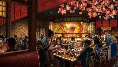 Harryhausen’s Restaurant concept art at Disney's Hollywood Studios