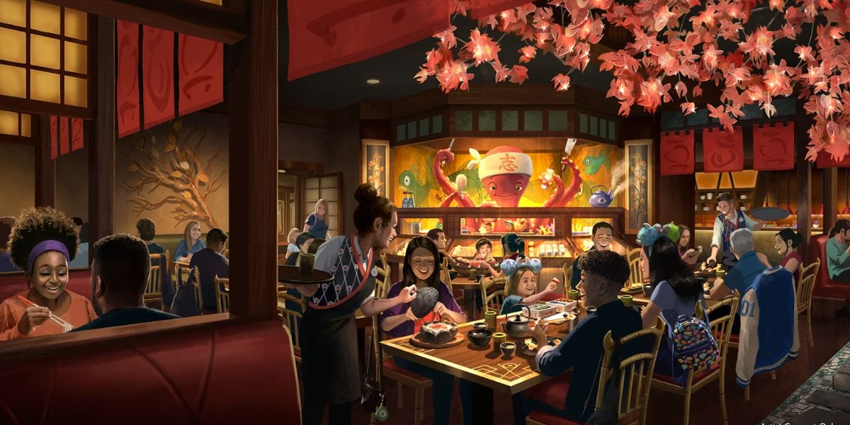 Harryhausen’s Restaurant concept art at Disney's Hollywood Studios