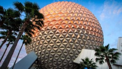 spaceship earth at disney world's EPCOT park
