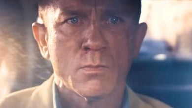 James Bond (Daniel Craig) looking angry in 'No Time to Die'