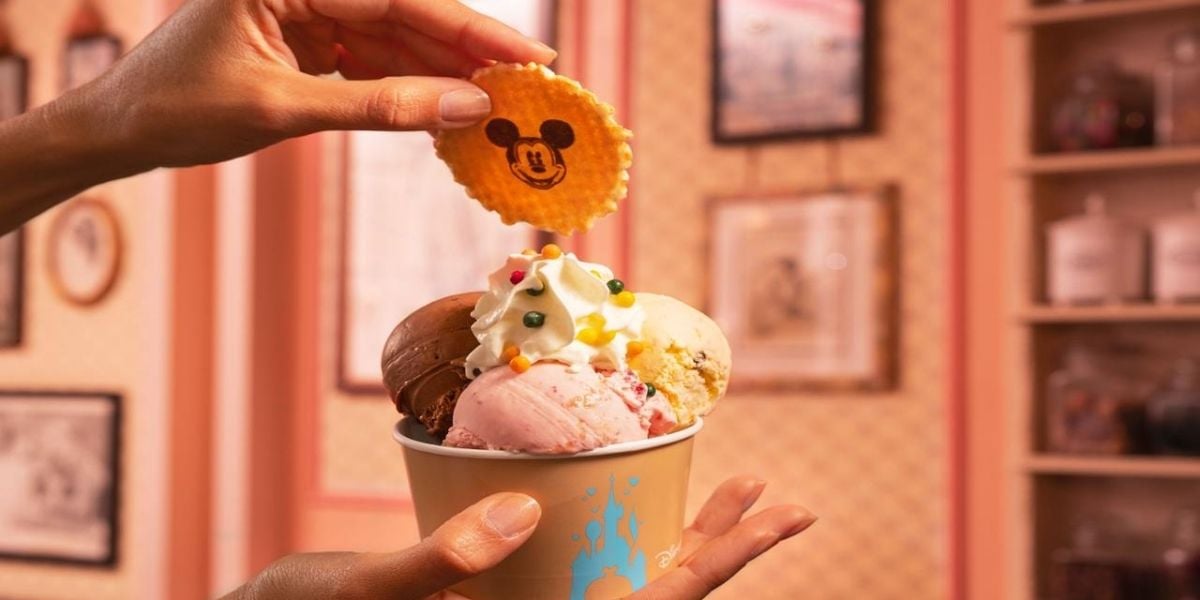 Mickey Mouse ice cream