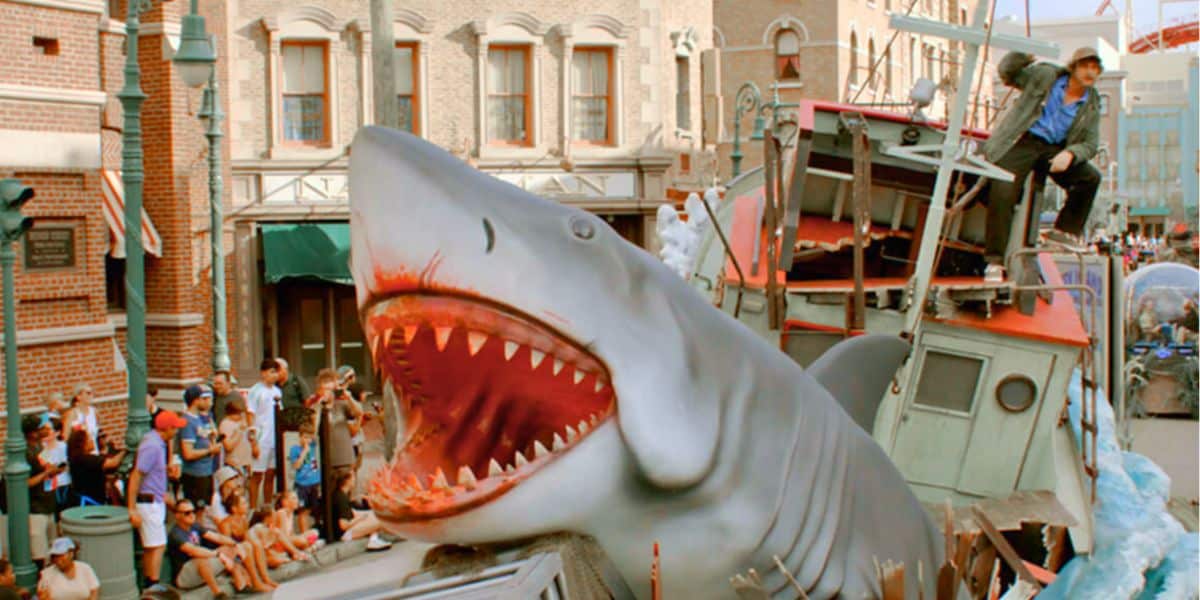 Universal Studios’ Jaws parade float in Orlando