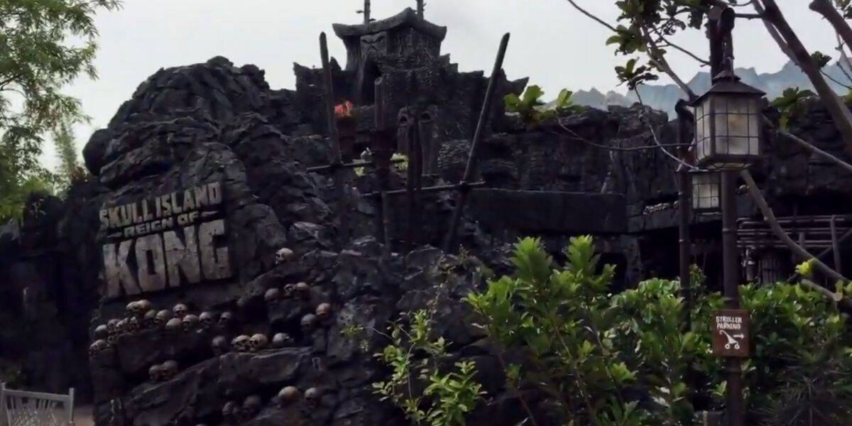 the gateway to Skull Island: Reign of Kong at Universal Orlando