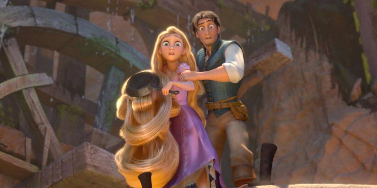 Rapunzel and Flynn Rider in 'Tangled' (2010)