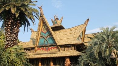Exterior of Tokyo Disneyland's version of the Enchanted Tiki Room